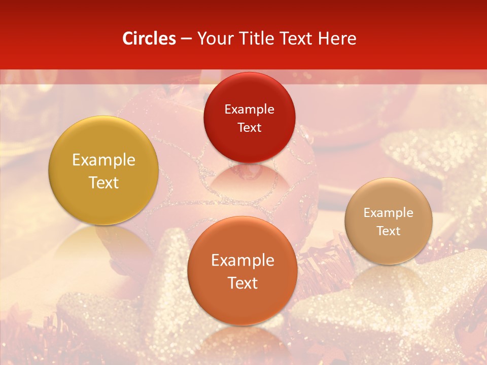 Symbol Gift Star PowerPoint Template