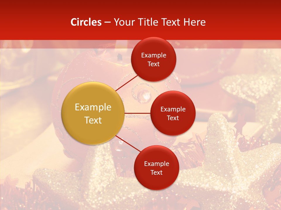 Symbol Gift Star PowerPoint Template