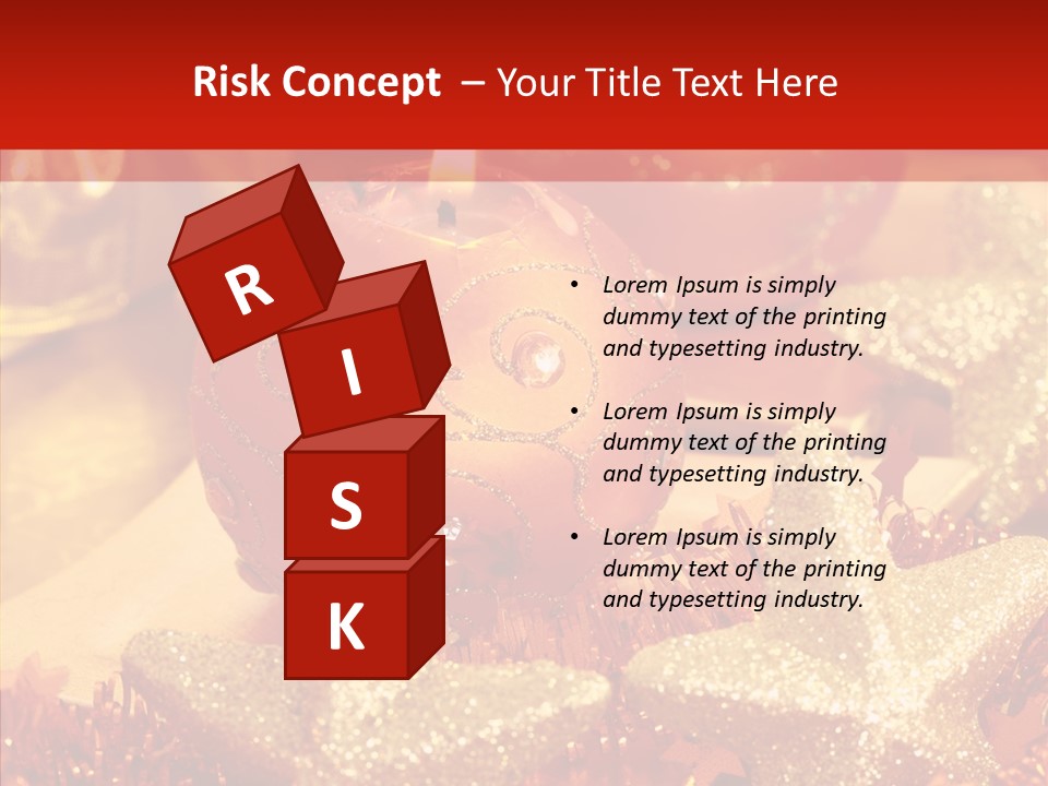 Symbol Gift Star PowerPoint Template