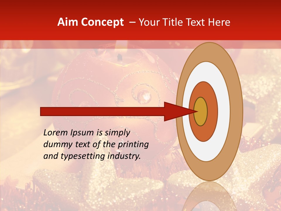 Symbol Gift Star PowerPoint Template