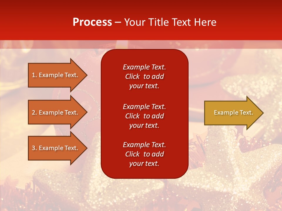 Symbol Gift Star PowerPoint Template