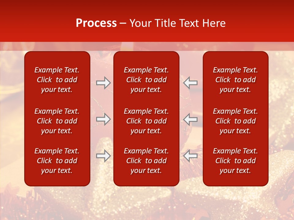 Symbol Gift Star PowerPoint Template