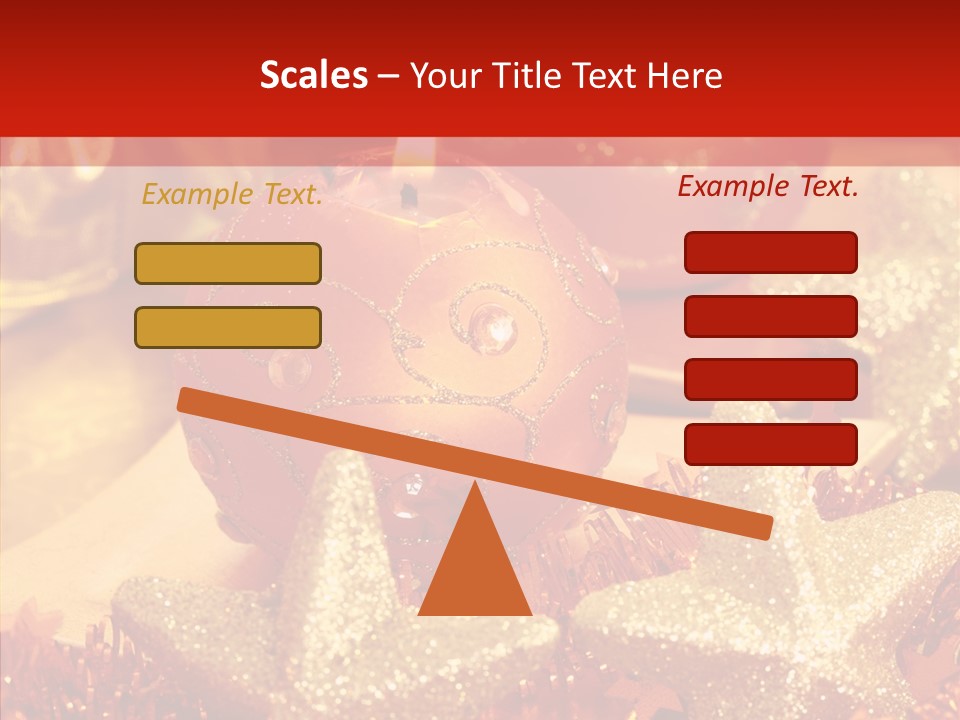 Symbol Gift Star PowerPoint Template