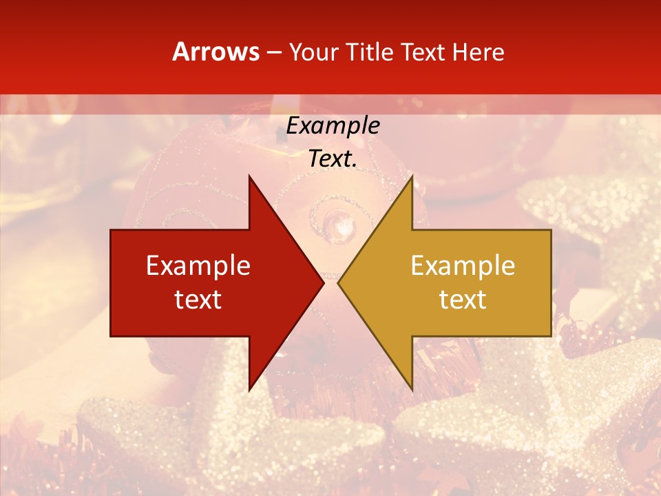 Symbol Gift Star PowerPoint Template