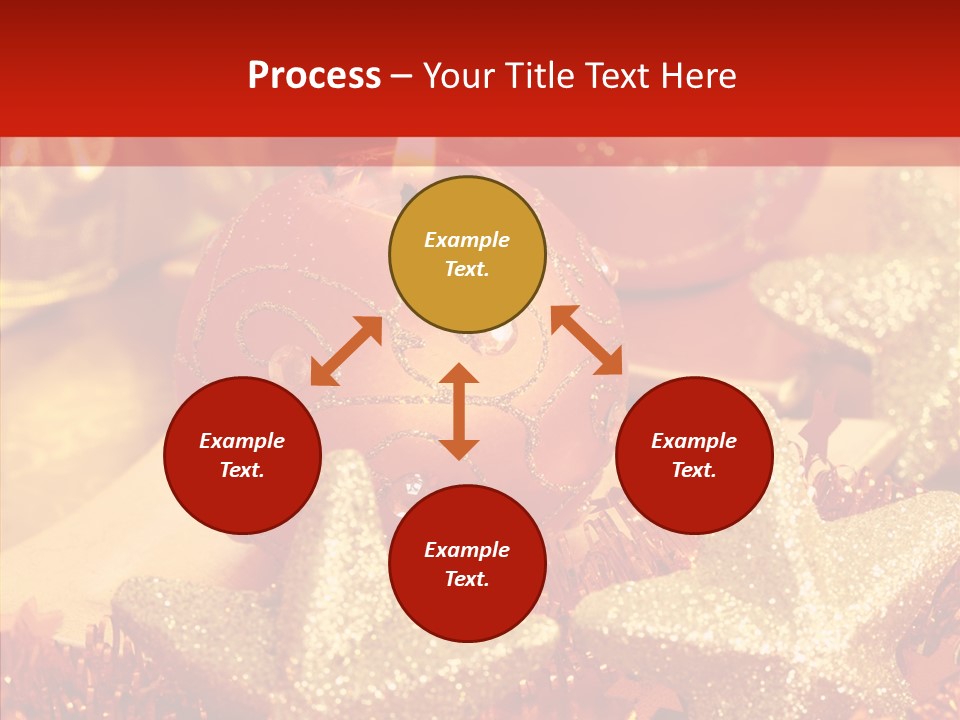 Symbol Gift Star PowerPoint Template