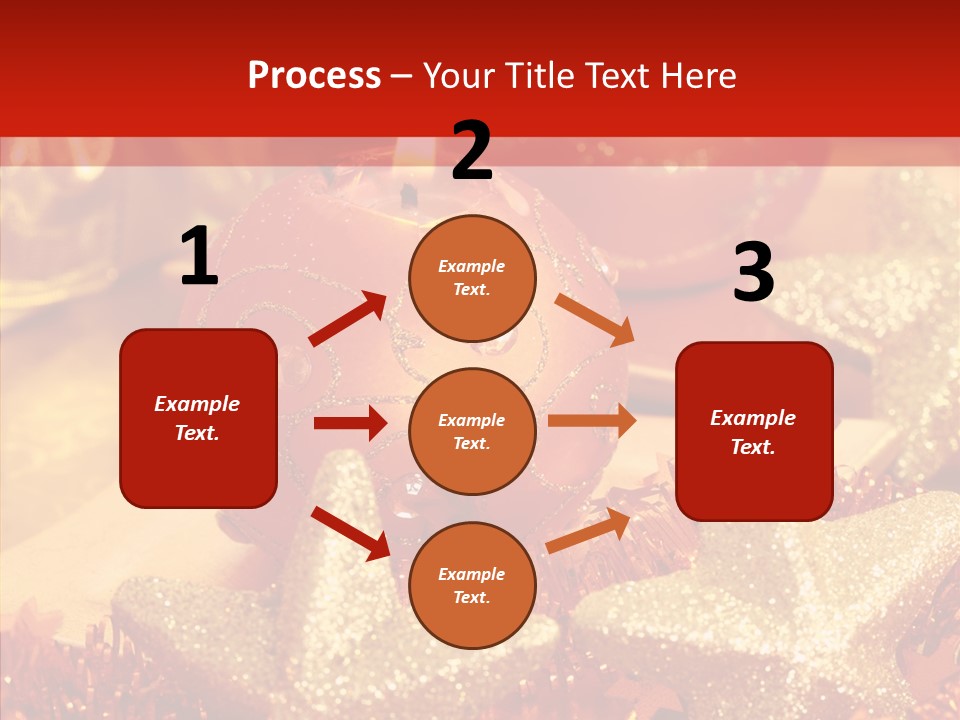 Symbol Gift Star PowerPoint Template