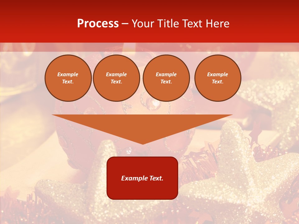 Symbol Gift Star PowerPoint Template