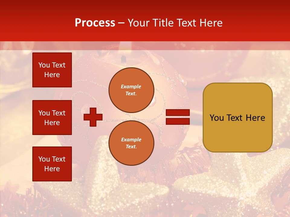 Symbol Gift Star PowerPoint Template