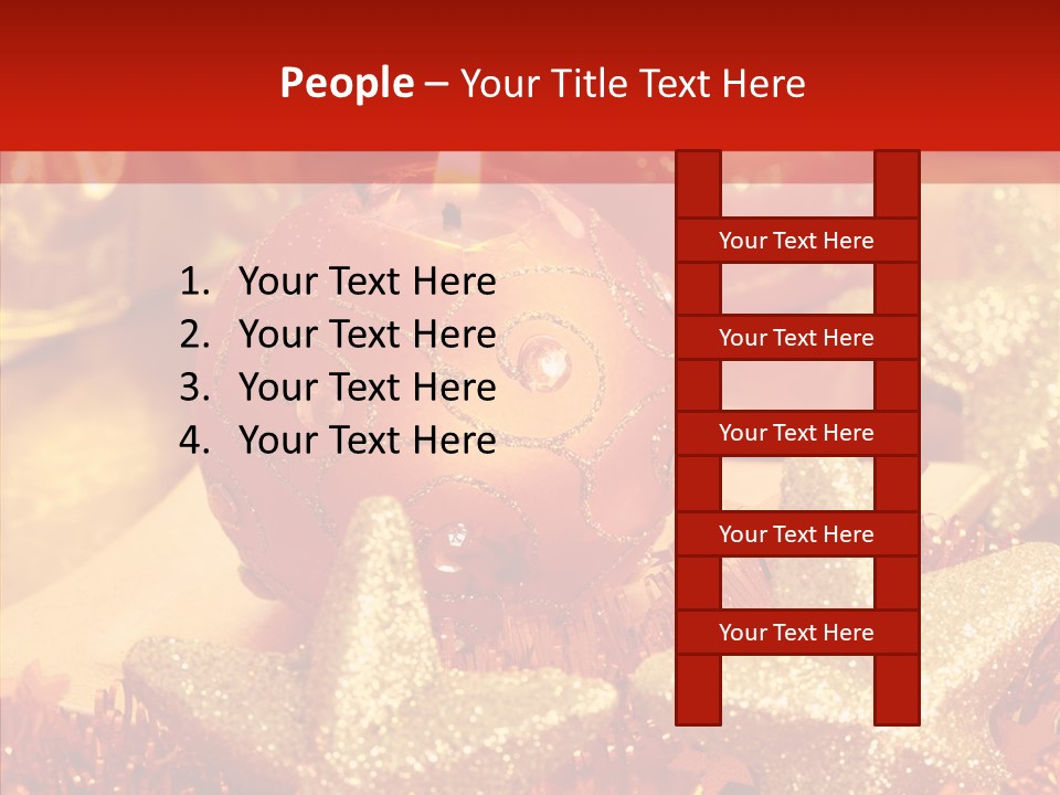 Symbol Gift Star PowerPoint Template