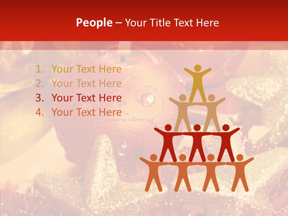 Symbol Gift Star PowerPoint Template