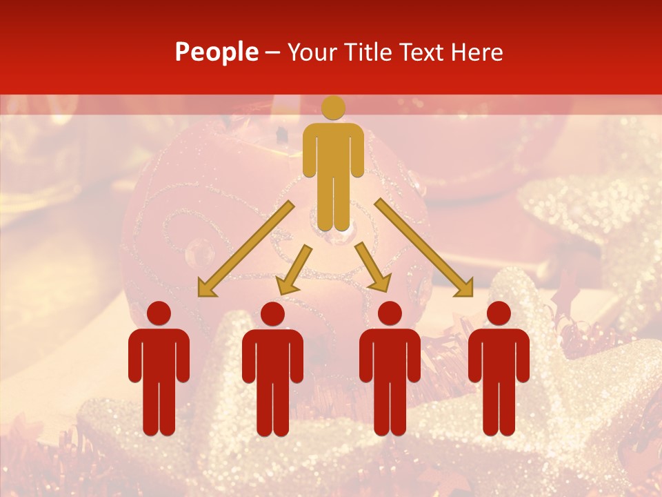 Symbol Gift Star PowerPoint Template