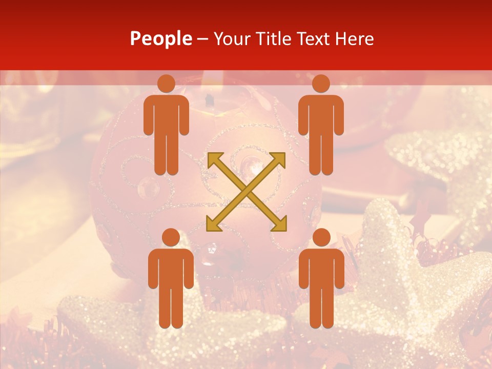 Symbol Gift Star PowerPoint Template