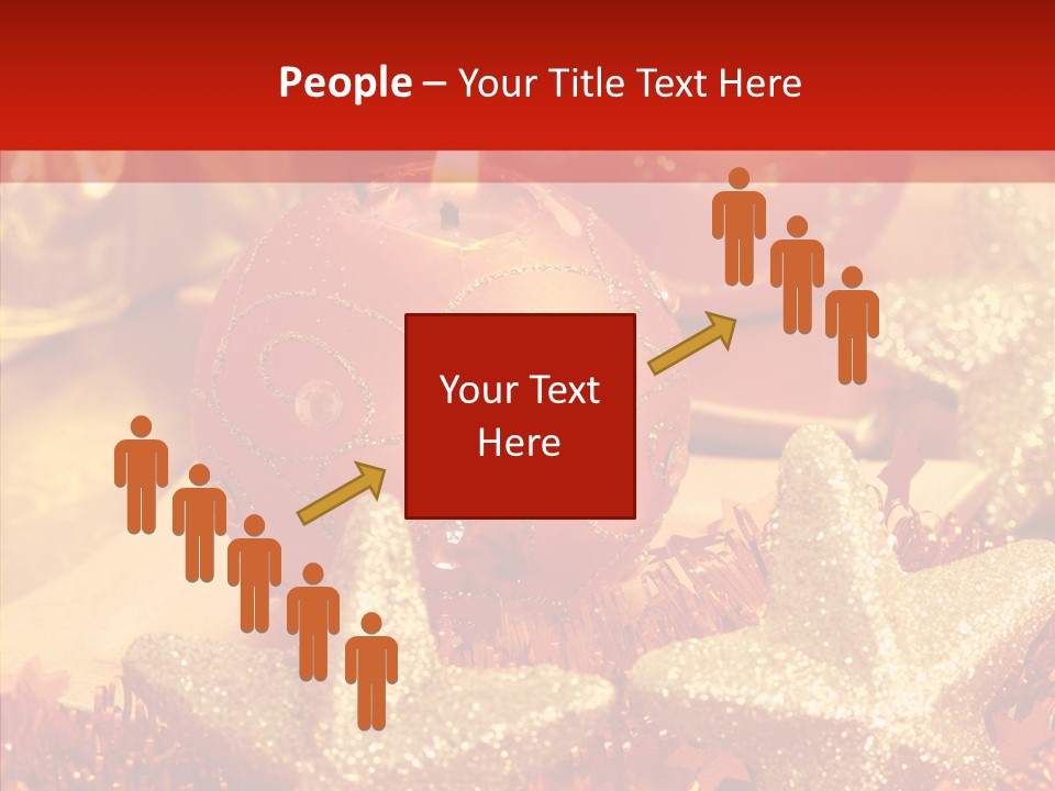 Symbol Gift Star PowerPoint Template