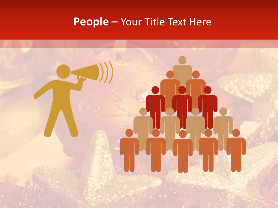 Symbol Gift Star PowerPoint Template