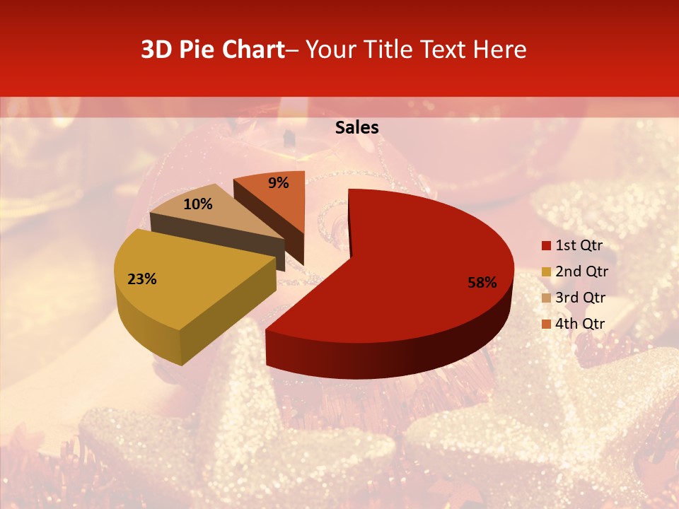 Symbol Gift Star PowerPoint Template