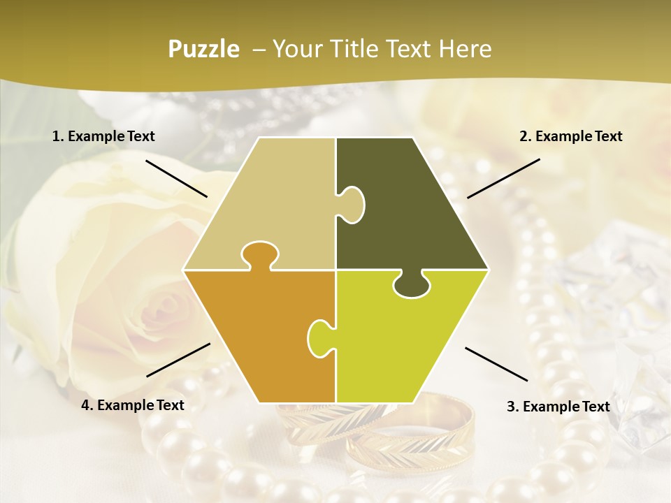 Leaflet Love Rose PowerPoint Template