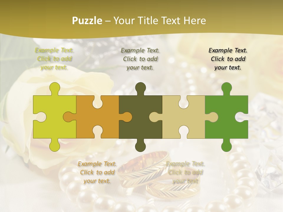 Leaflet Love Rose PowerPoint Template