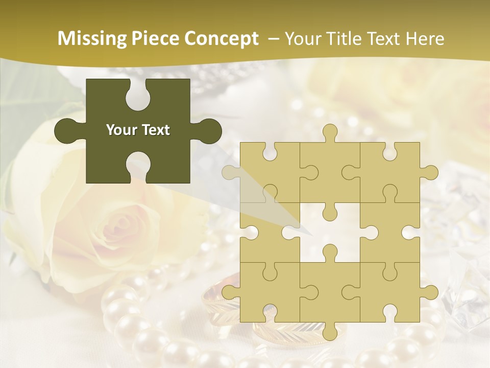 Leaflet Love Rose PowerPoint Template