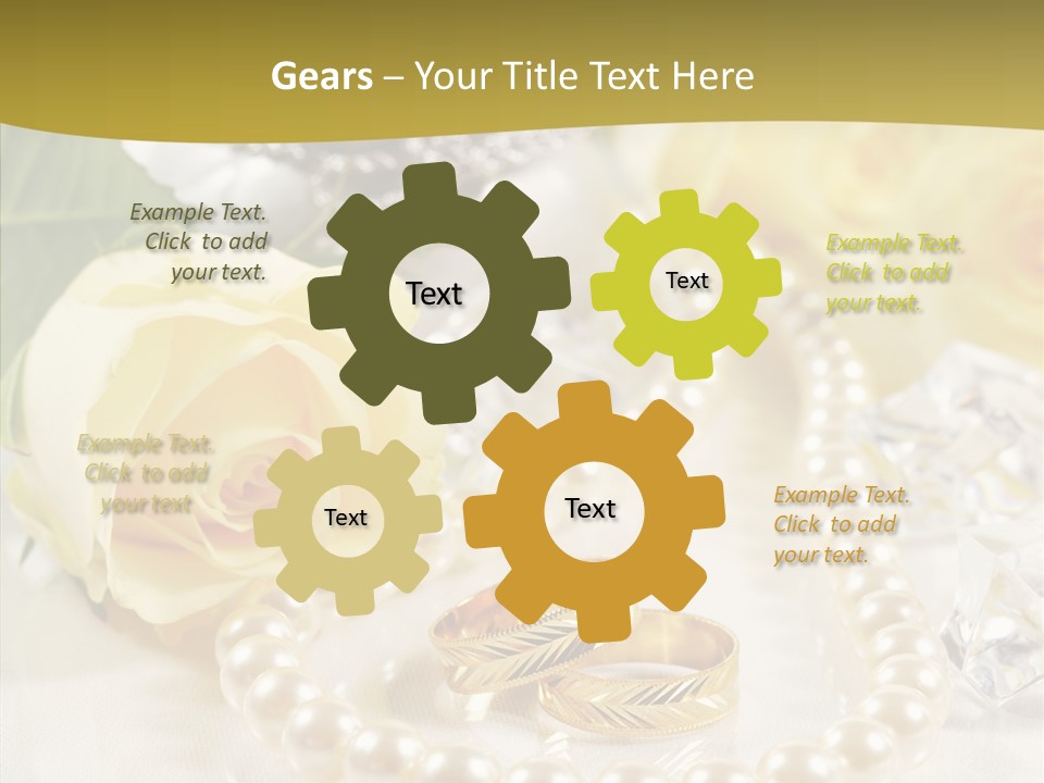 Leaflet Love Rose PowerPoint Template