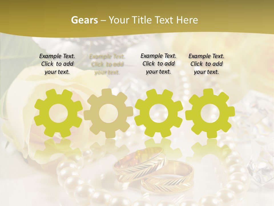 Leaflet Love Rose PowerPoint Template