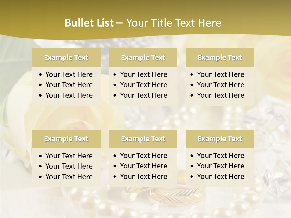 Leaflet Love Rose PowerPoint Template