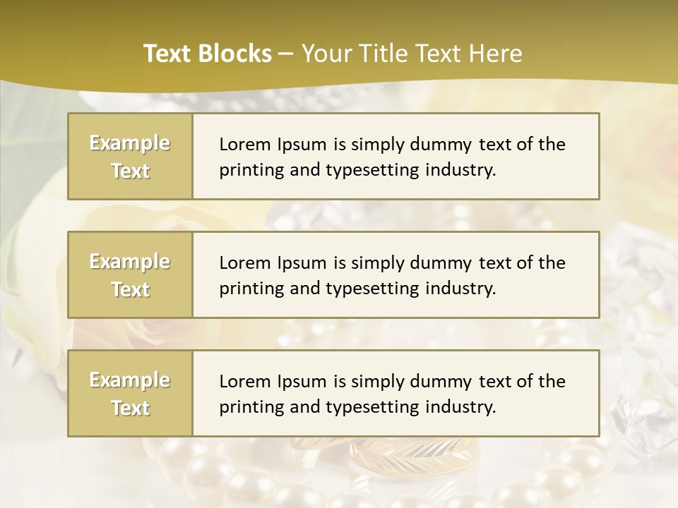 Leaflet Love Rose PowerPoint Template