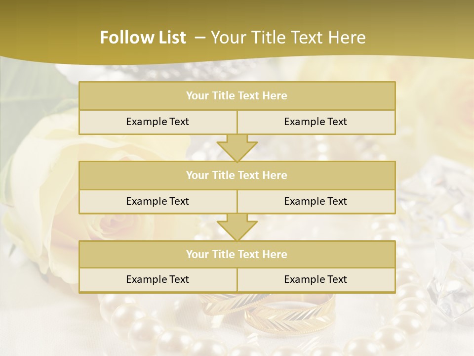 Leaflet Love Rose PowerPoint Template