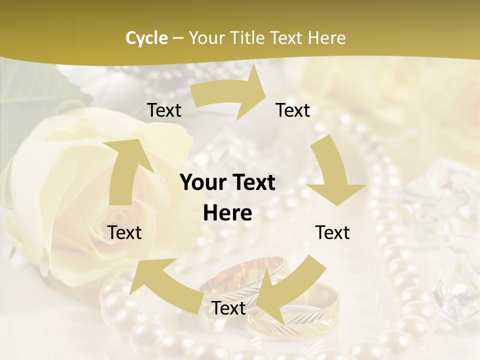 Leaflet Love Rose PowerPoint Template