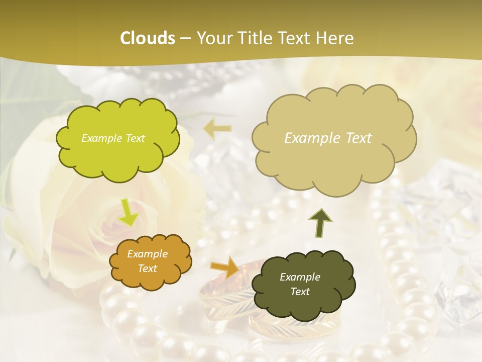 Leaflet Love Rose PowerPoint Template