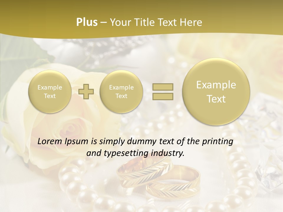 Leaflet Love Rose PowerPoint Template