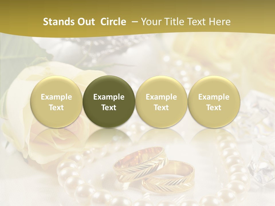 Leaflet Love Rose PowerPoint Template