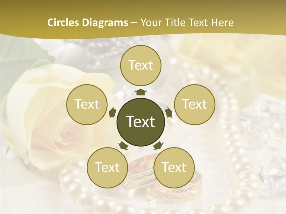 Leaflet Love Rose PowerPoint Template