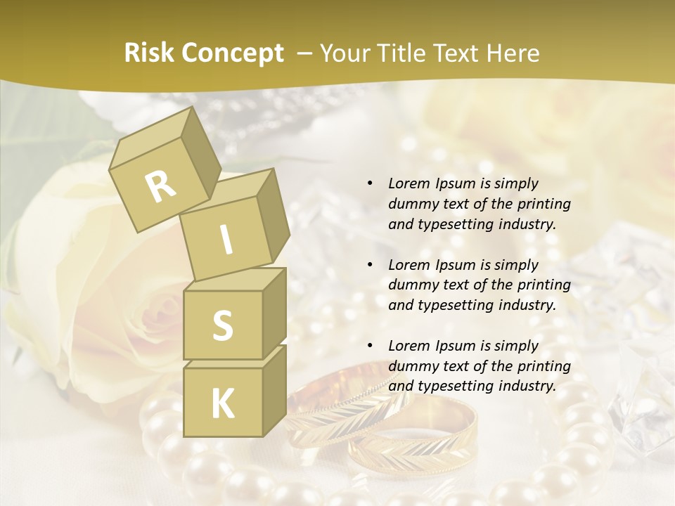 Leaflet Love Rose PowerPoint Template