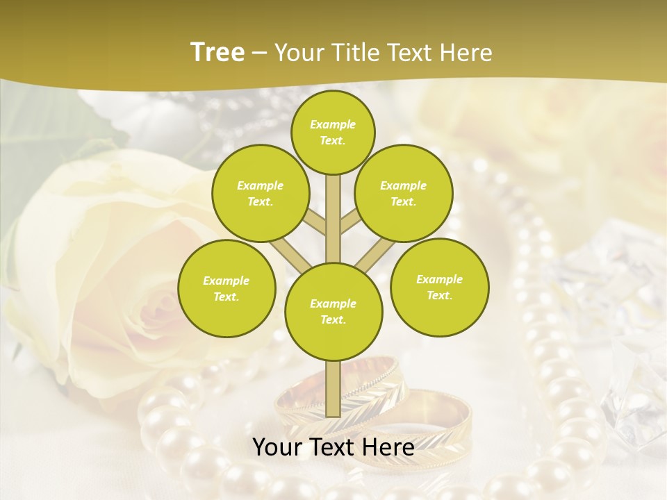 Leaflet Love Rose PowerPoint Template