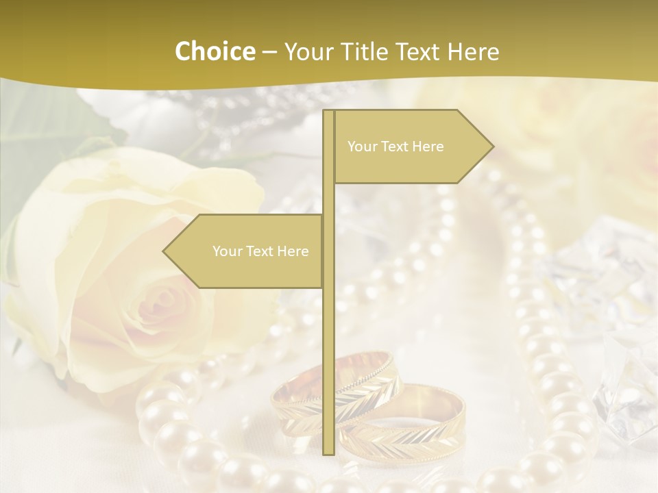 Leaflet Love Rose PowerPoint Template