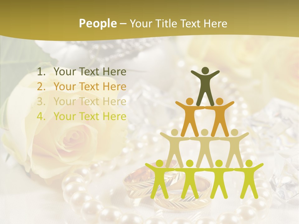 Leaflet Love Rose PowerPoint Template