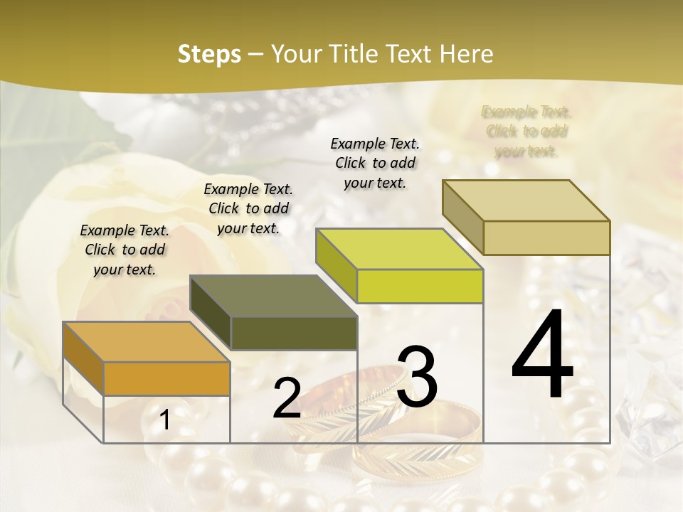 Leaflet Love Rose PowerPoint Template