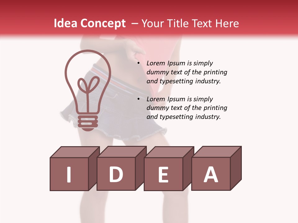 Attire Fashion Shoe PowerPoint Template