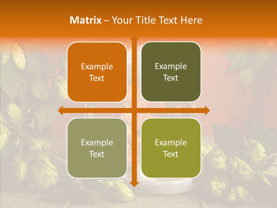 Lifestyle Brown Still Life PowerPoint Template