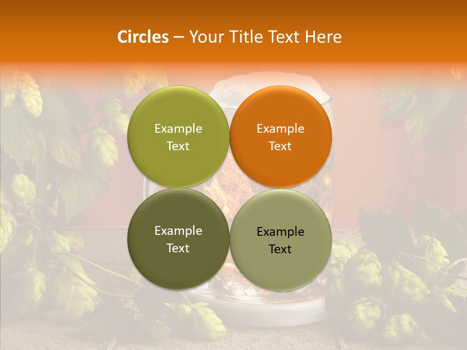 Lifestyle Brown Still Life PowerPoint Template