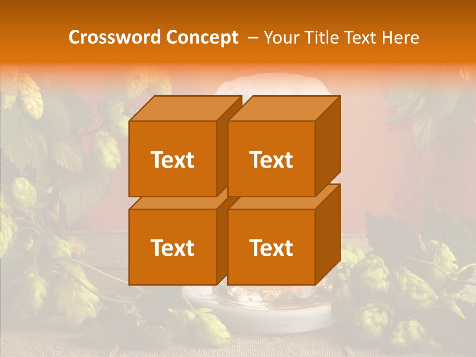 Lifestyle Brown Still Life PowerPoint Template