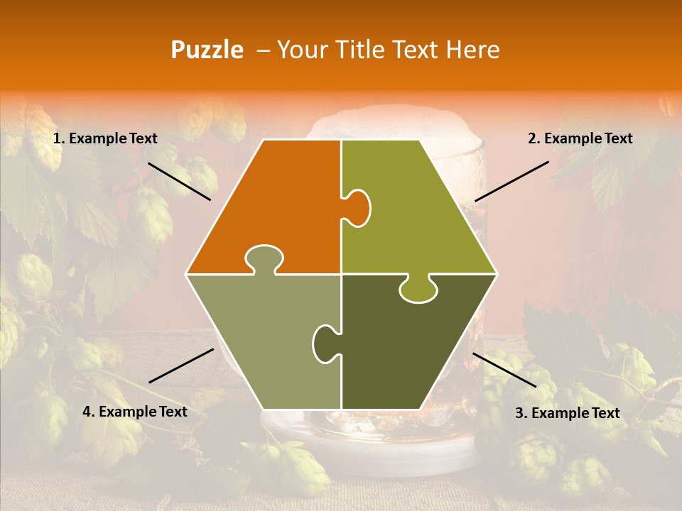 Lifestyle Brown Still Life PowerPoint Template