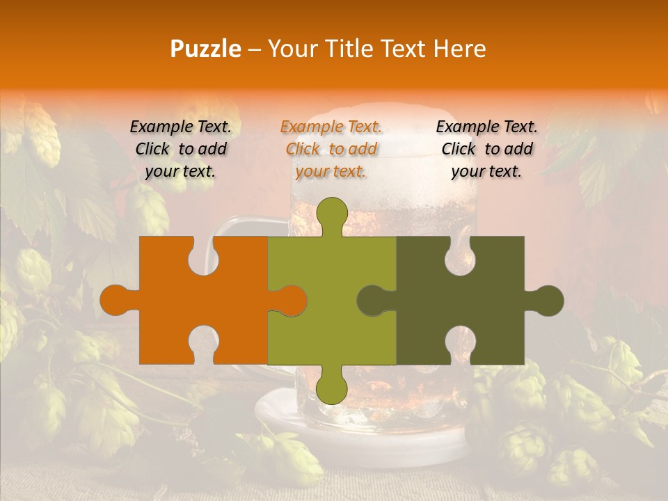 Lifestyle Brown Still Life PowerPoint Template