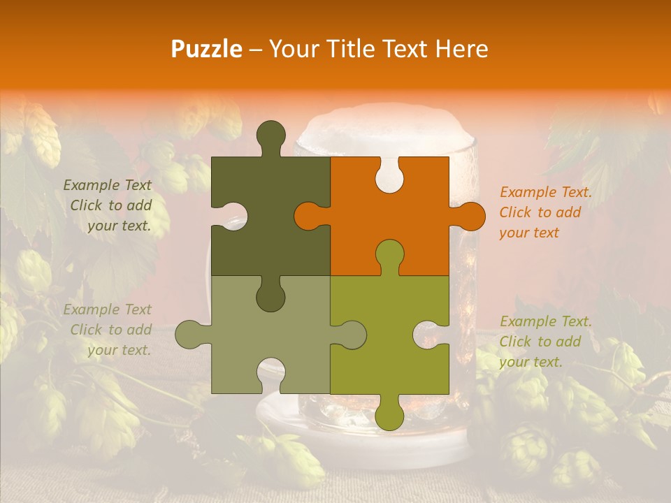 Lifestyle Brown Still Life PowerPoint Template