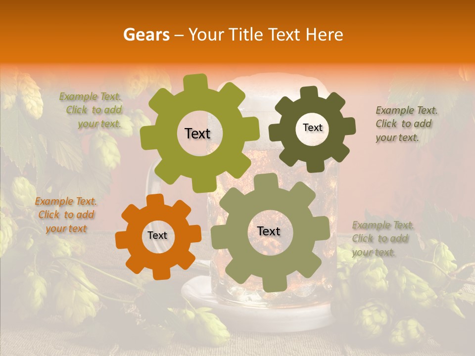 Lifestyle Brown Still Life PowerPoint Template