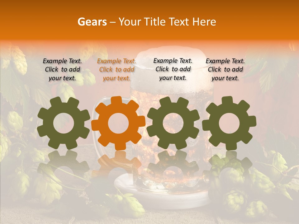 Lifestyle Brown Still Life PowerPoint Template