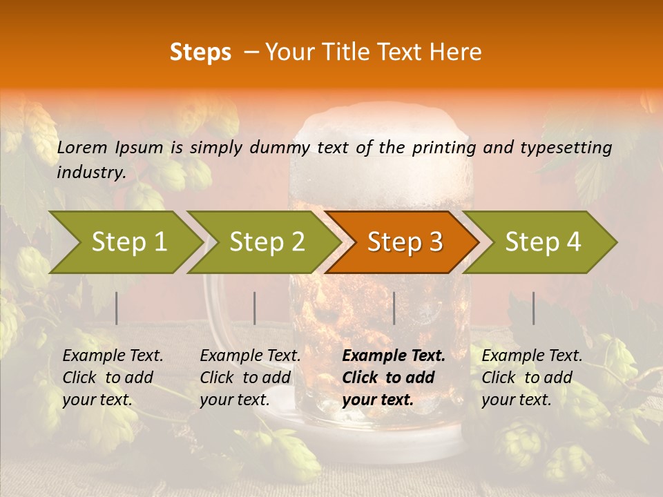 Lifestyle Brown Still Life PowerPoint Template