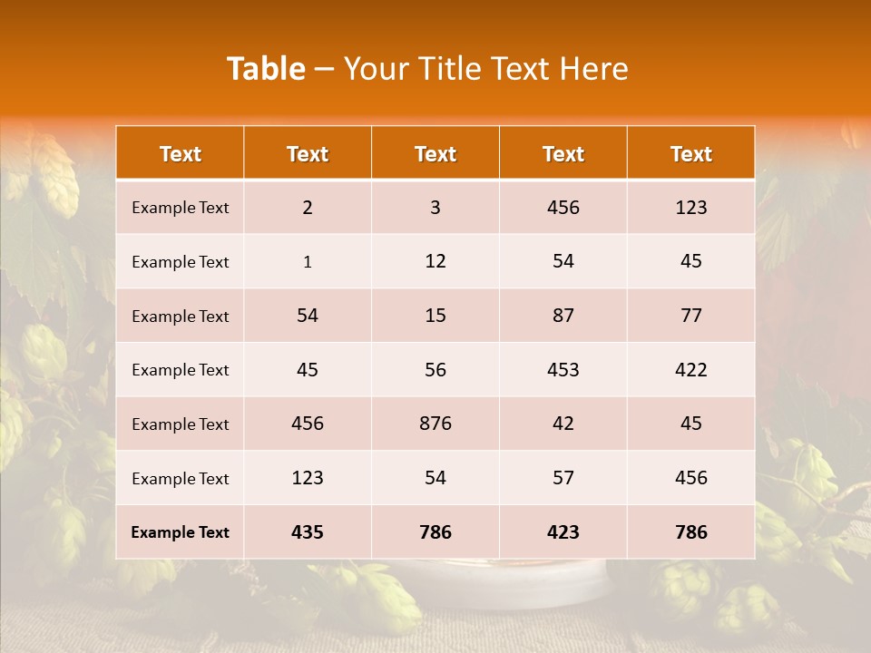 Lifestyle Brown Still Life PowerPoint Template