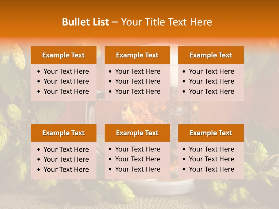 Lifestyle Brown Still Life PowerPoint Template