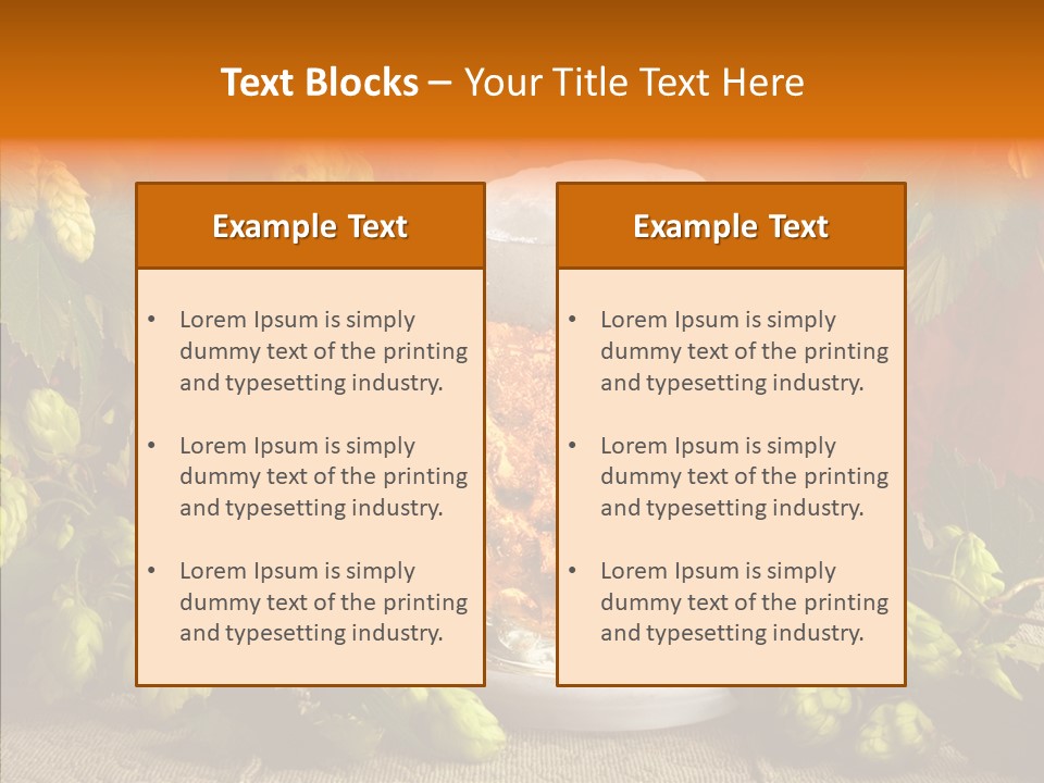 Lifestyle Brown Still Life PowerPoint Template